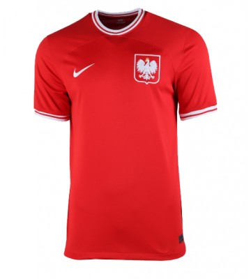Poland Replica Away Stadium Shirt for Women World Cup 2022 Short Sleeve